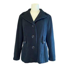 Kenneth Cole Black Peacoat Women's Large